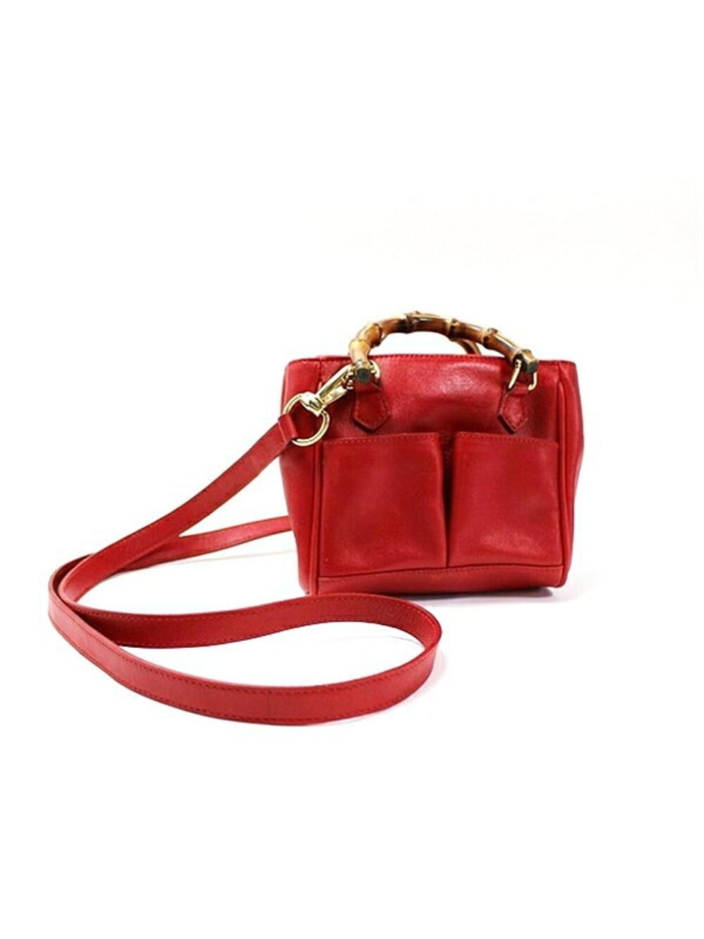 Gucci Bamboo Shopper Tote Leather Mini #369408G43B